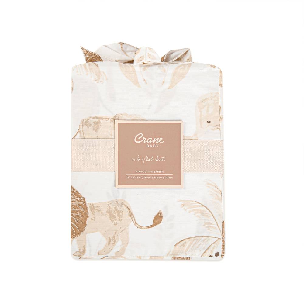 Fitted Sheet - Kendi Animal on a white background