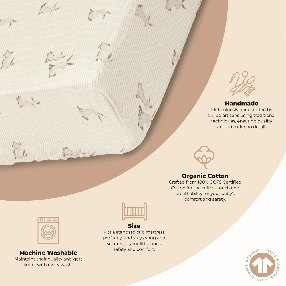 Fitted Sheet - Avery - Bunny