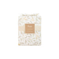 Fitted Sheet - Willow Multi Colour Leaf on a white background