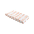 Quilted Change Pad Cover - Parker on a white background
