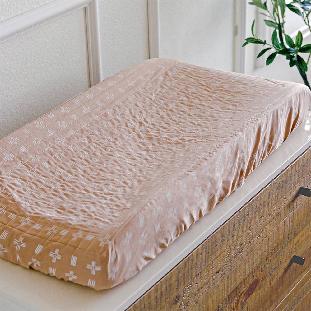 Quilted Change Pad Cover - Ezra