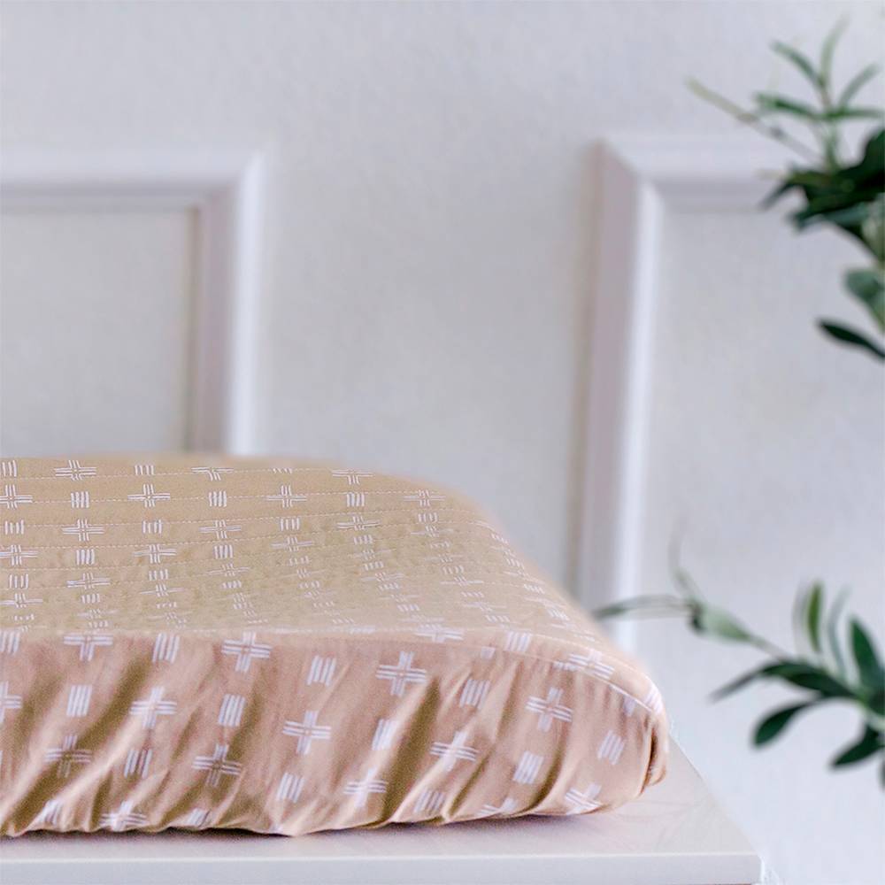 Quilted Change Pad Cover - Ezra