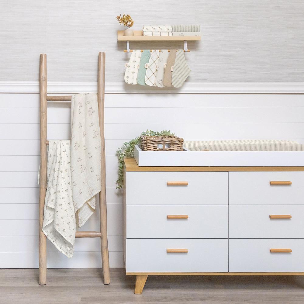 Organic Cotton Change Pad Cover - Avery Stripe
