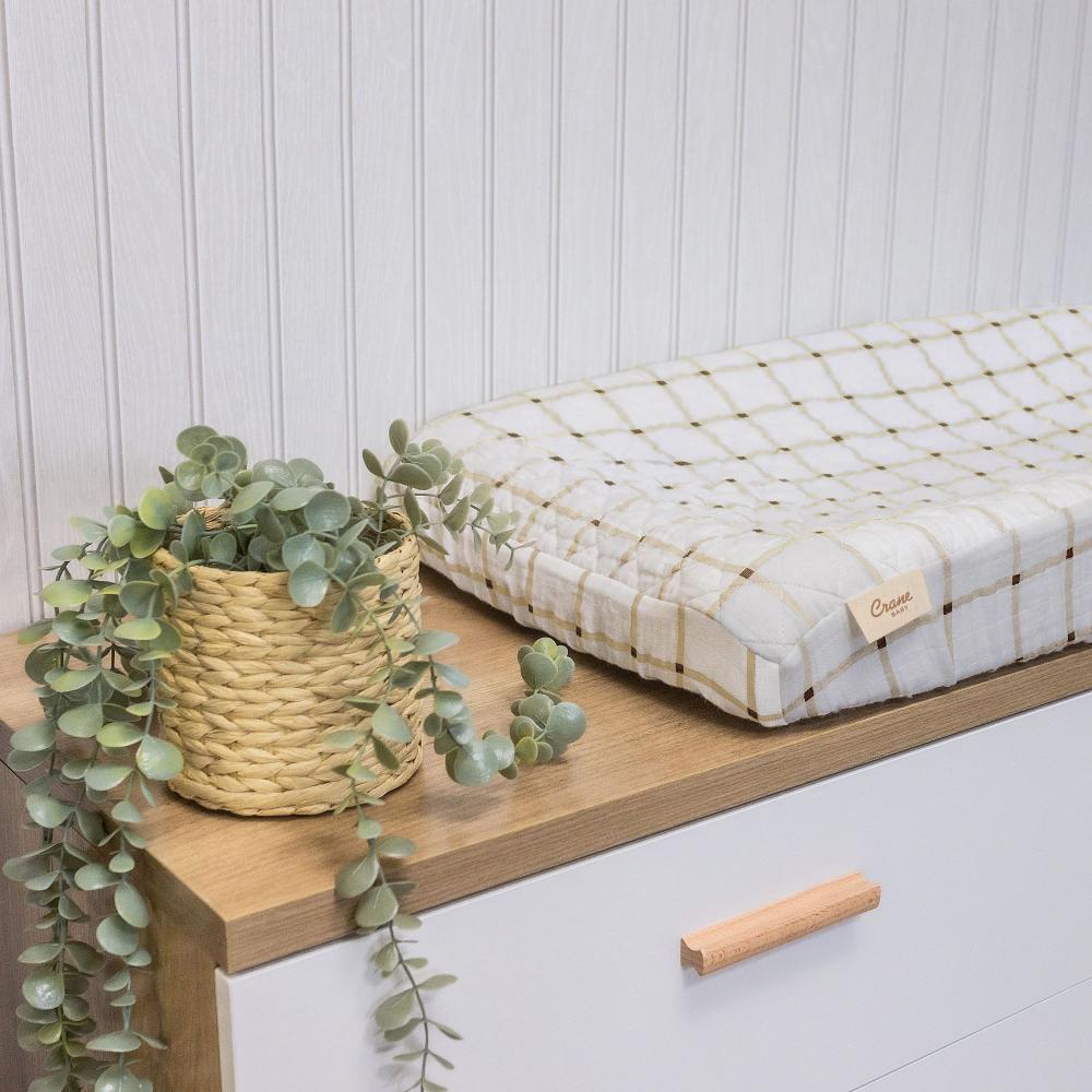 Organic Cotton Change Pad Cover - Avery Check