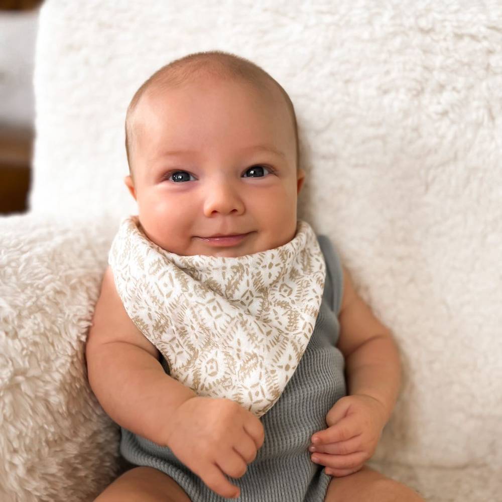 Muslin Bandana Bib Set 3pk - Kendi