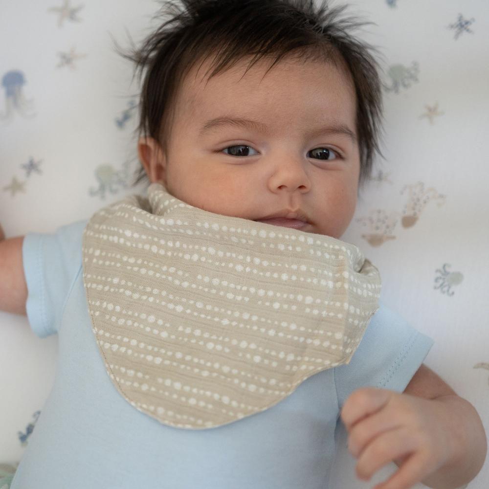 Muslin Bandana Bib Set 3pk - Cove - Sea Life