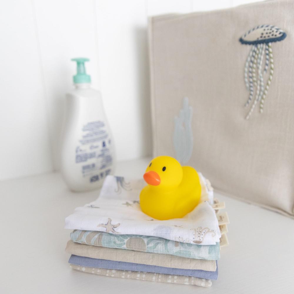 Wash Cloth Set 5pk - Cove Sea Life