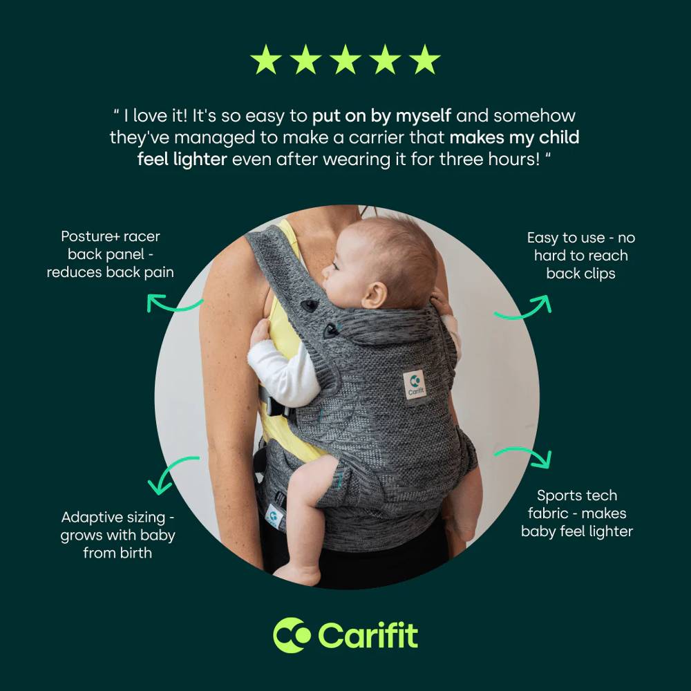 Multi-Position Baby Carrier - Cool Green