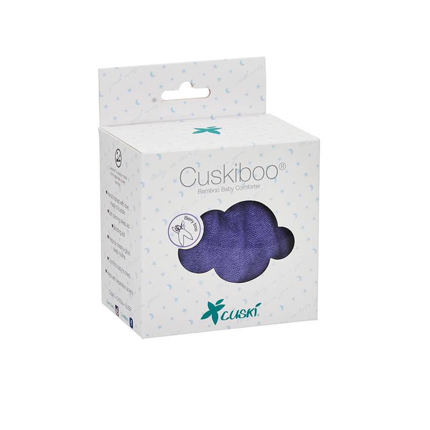 Purple coloured Berry Cuskiboo in a white carton on a white background