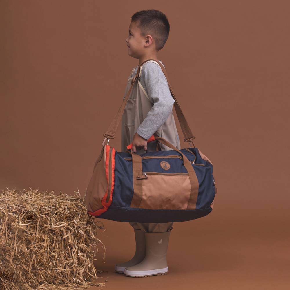 Packable Duffel Bag - Ash Colourblock