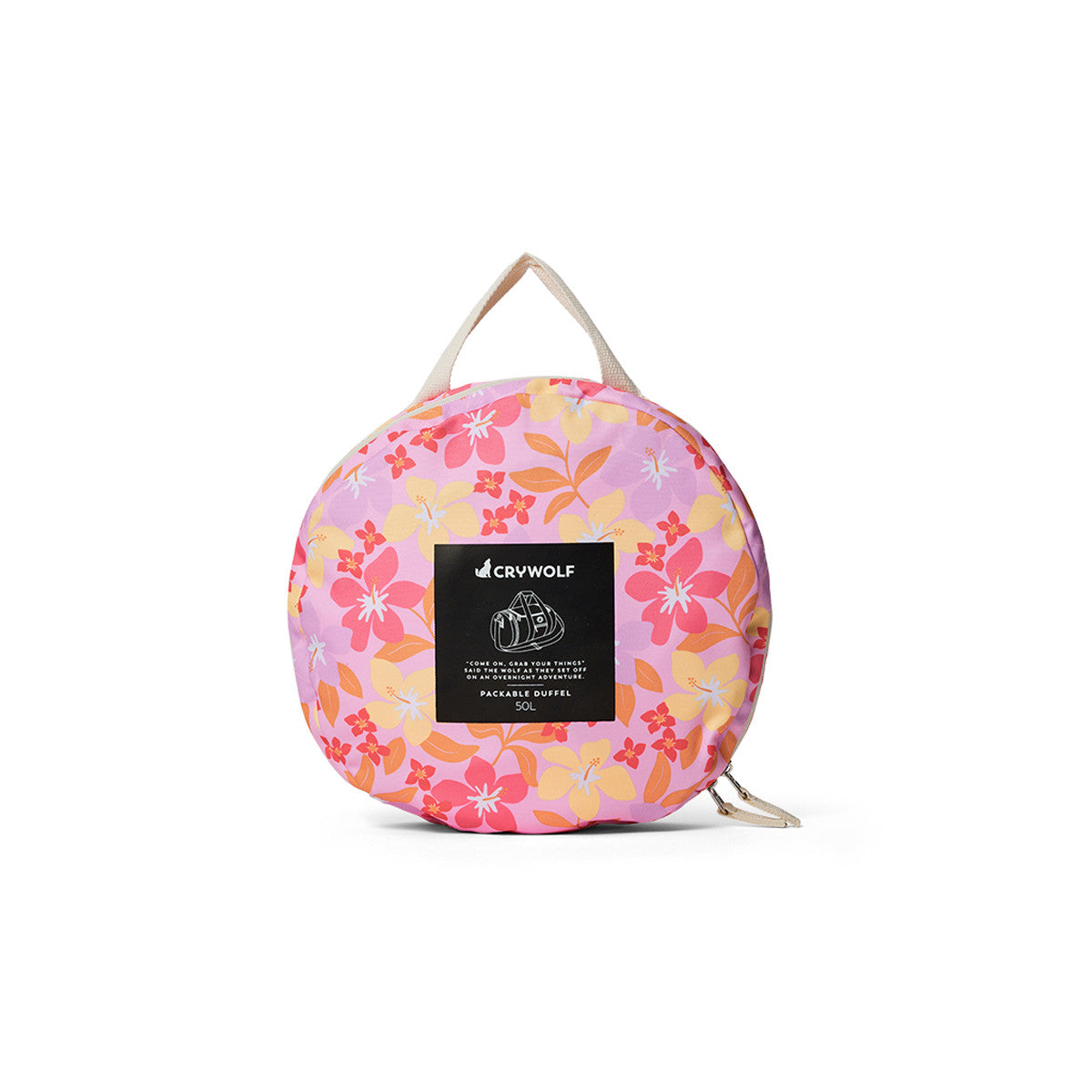 Packable Duffel Bag - Hibiscus Daze