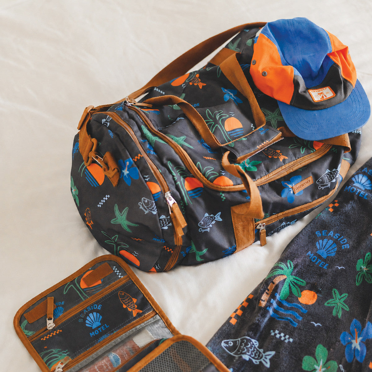 Packable Duffel Bag - Seaside Motel