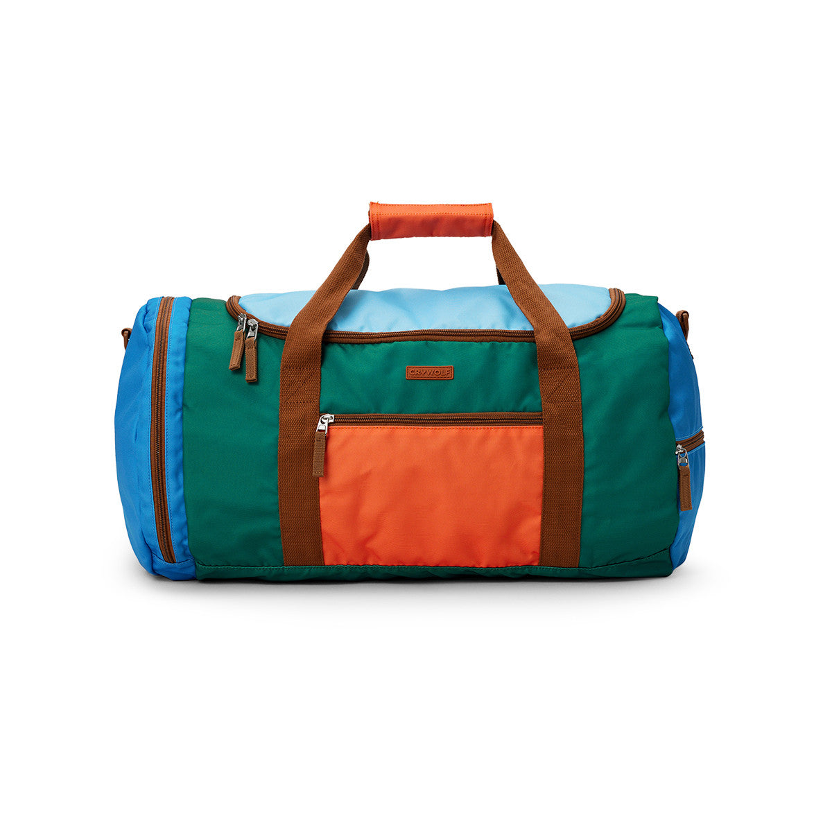 Crywolf Duffel Bag Seaside Colourblock on a white background. 