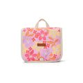 Crywolf Hanging Toiletry Bag Hibiscus Daze on a white background. 