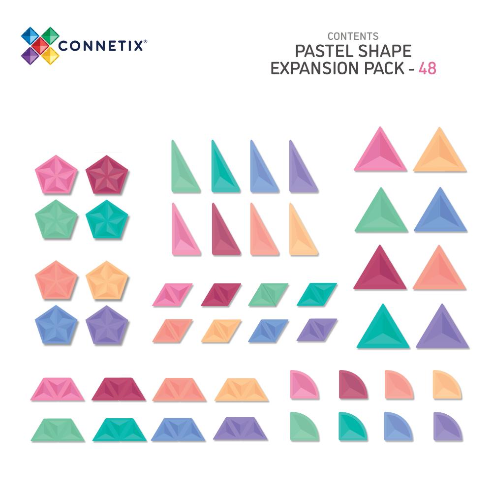 Pastel Shape Expansion Pack - 48 piece