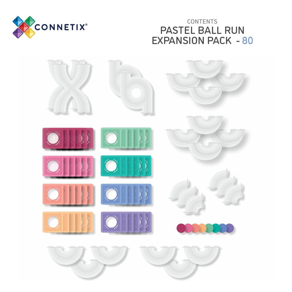 Pastel Ball Run Expansion Pack - 80 piece