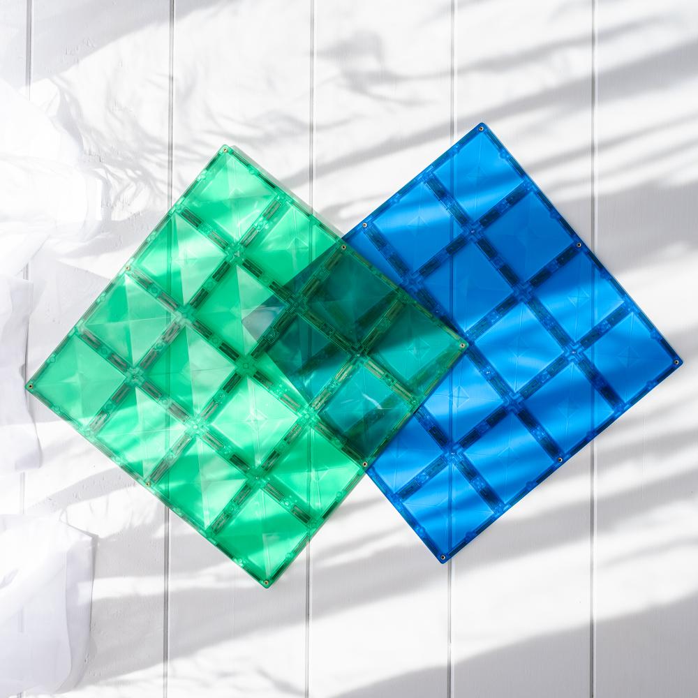 Rainbow Blue & Green Base Plate - 2 piece