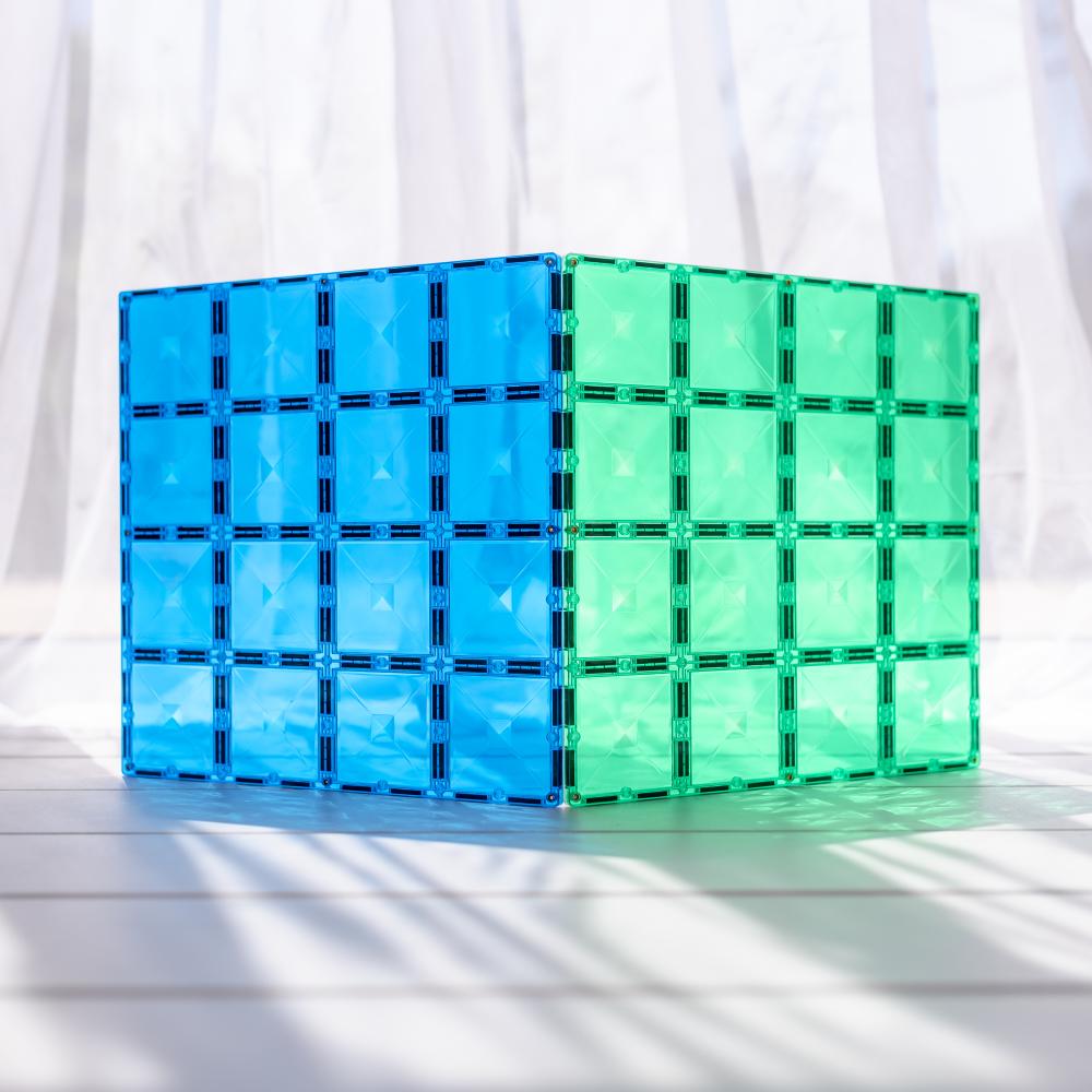 Rainbow Blue & Green Base Plate - 2 piece