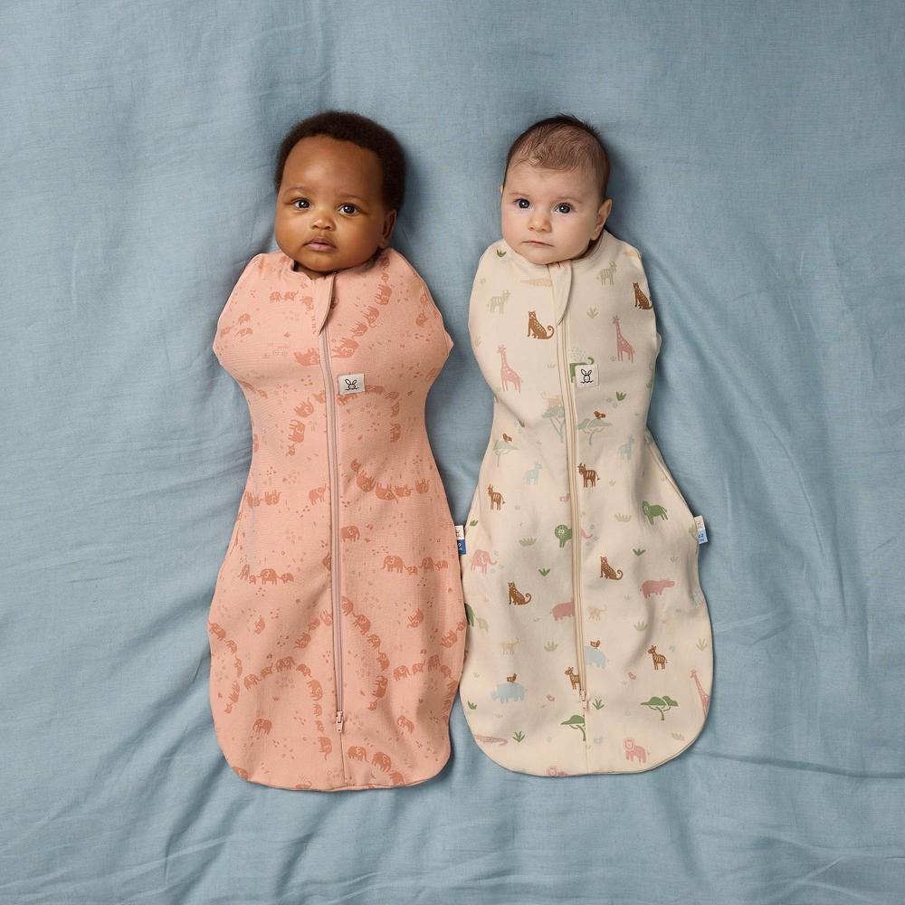 0.2 tog Cocoon Swaddle Bag - Elephant Parade