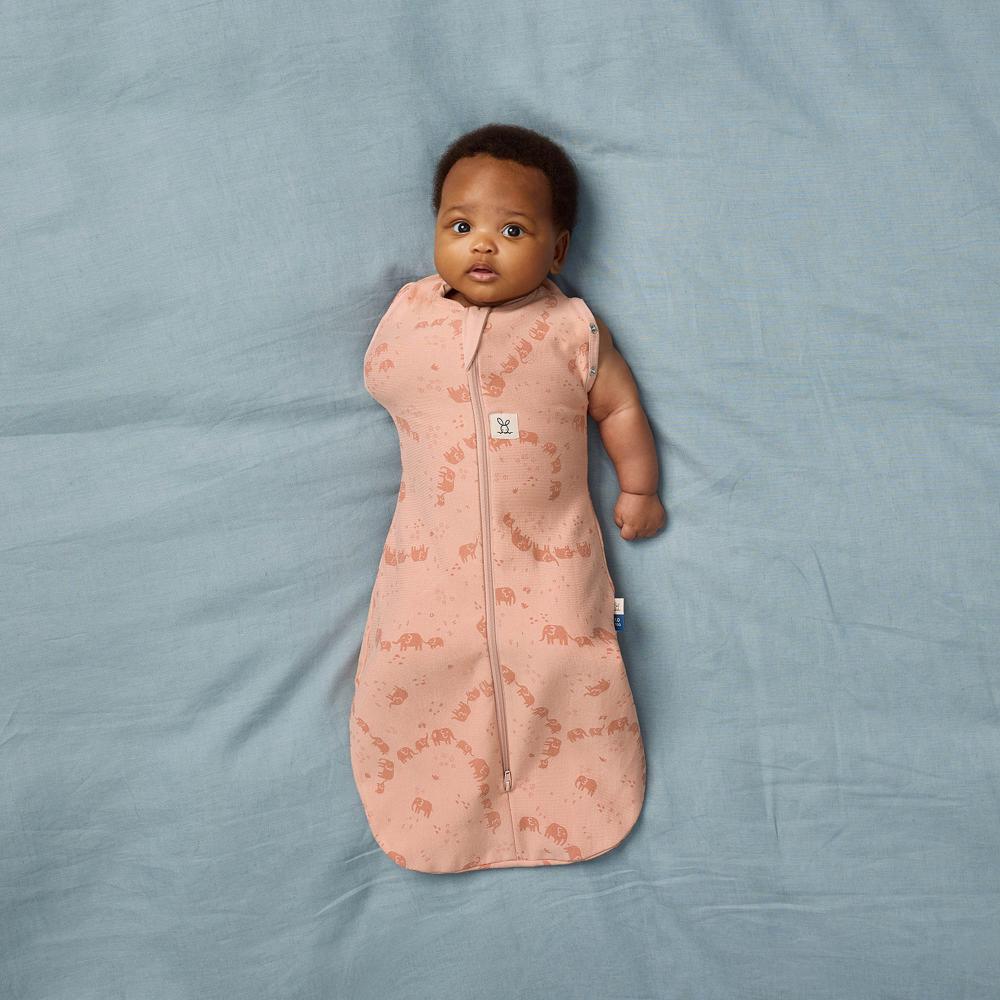 0.2 tog Cocoon Swaddle Bag - Elephant Parade
