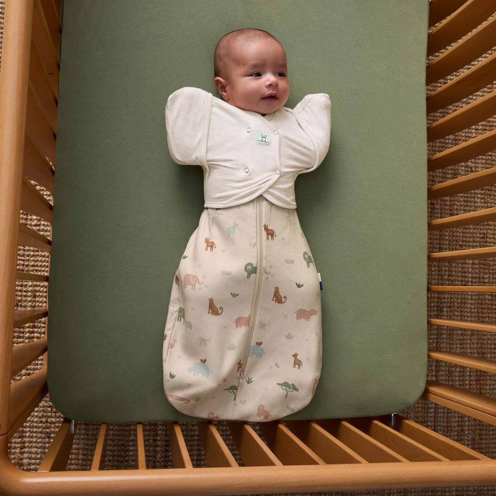 1.0 tog Cocoon Swaddle Bag - Savannah
