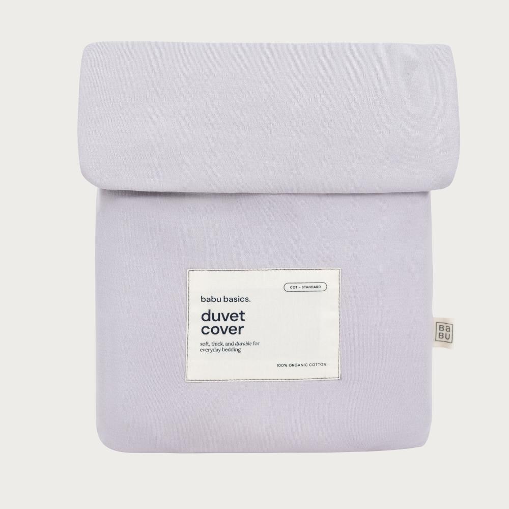 Cotton Cot Duvet Cover - Lavender
