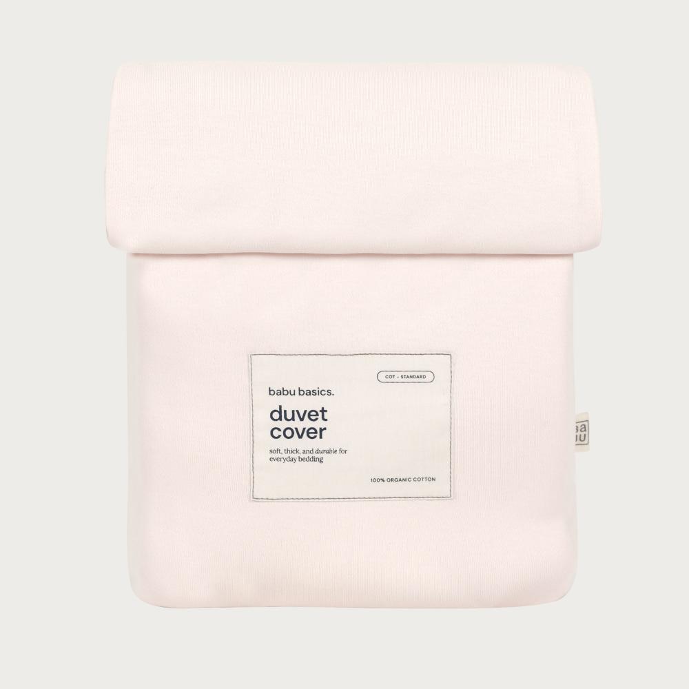 Cotton Cot Duvet Cover - Petal
