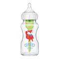 Natural Flow Anti-Colic Options+ Glass Wide Neck Bottle - Fox