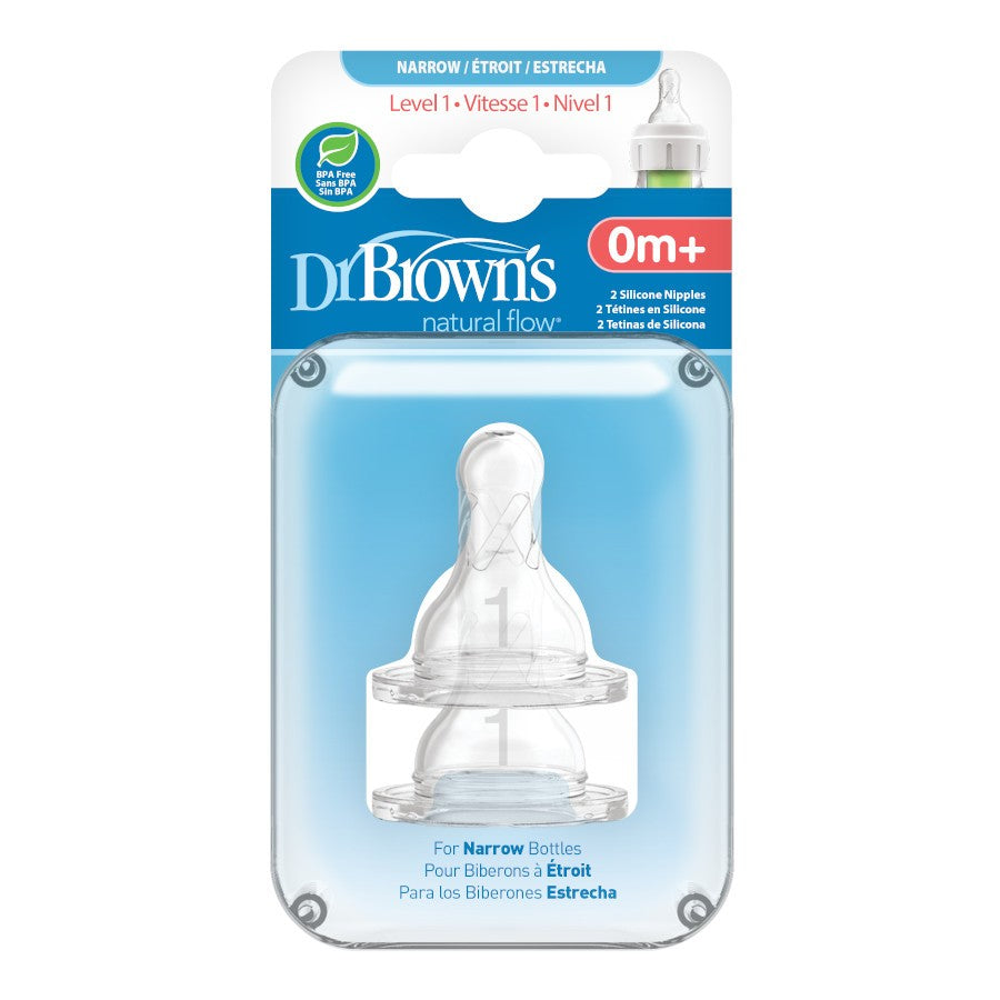 Standard (Narrow) Silicone Teats 2pk