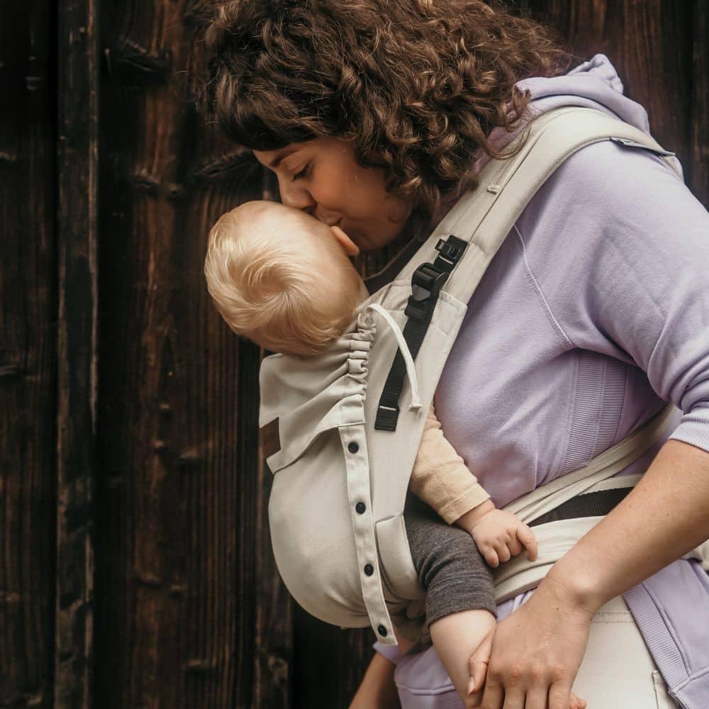 DidyFlow Half Buckle Baby Carrier - Sand