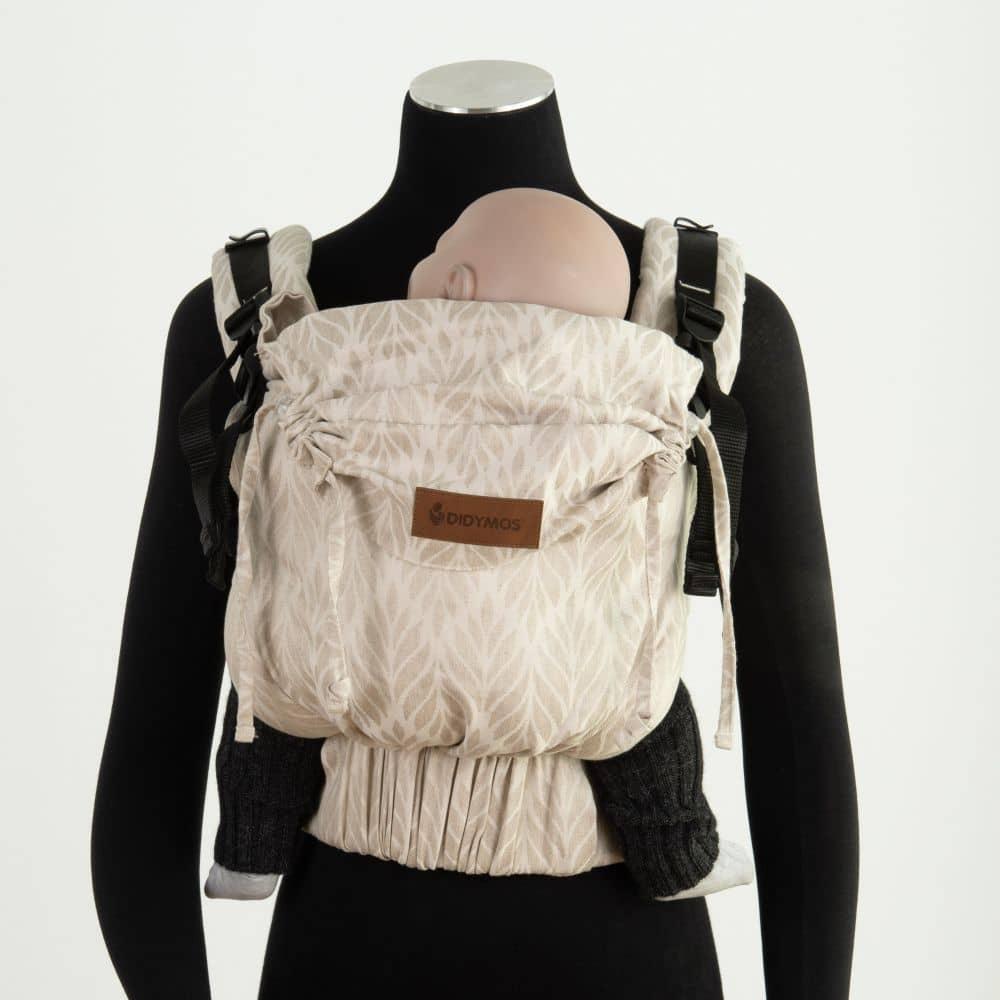 DidyFix Linen Baby Carrier - Trias Creme