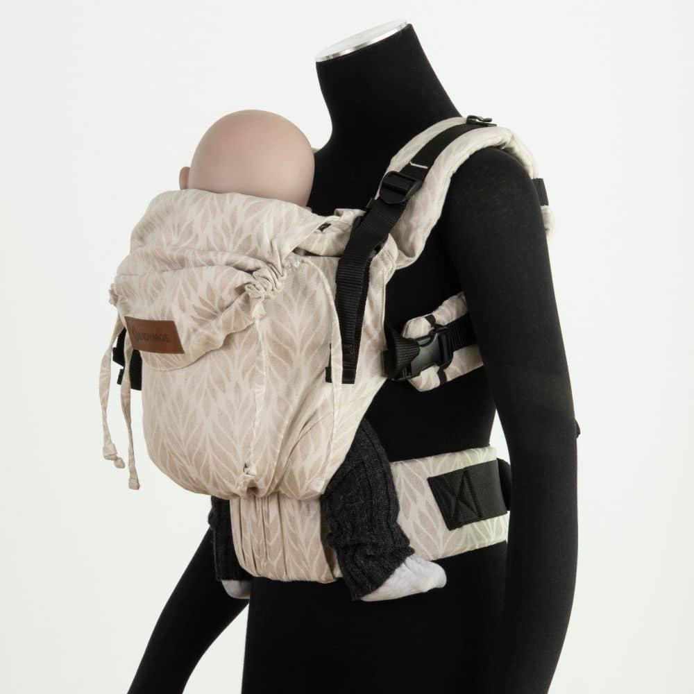DidyFix Linen Baby Carrier - Trias Creme