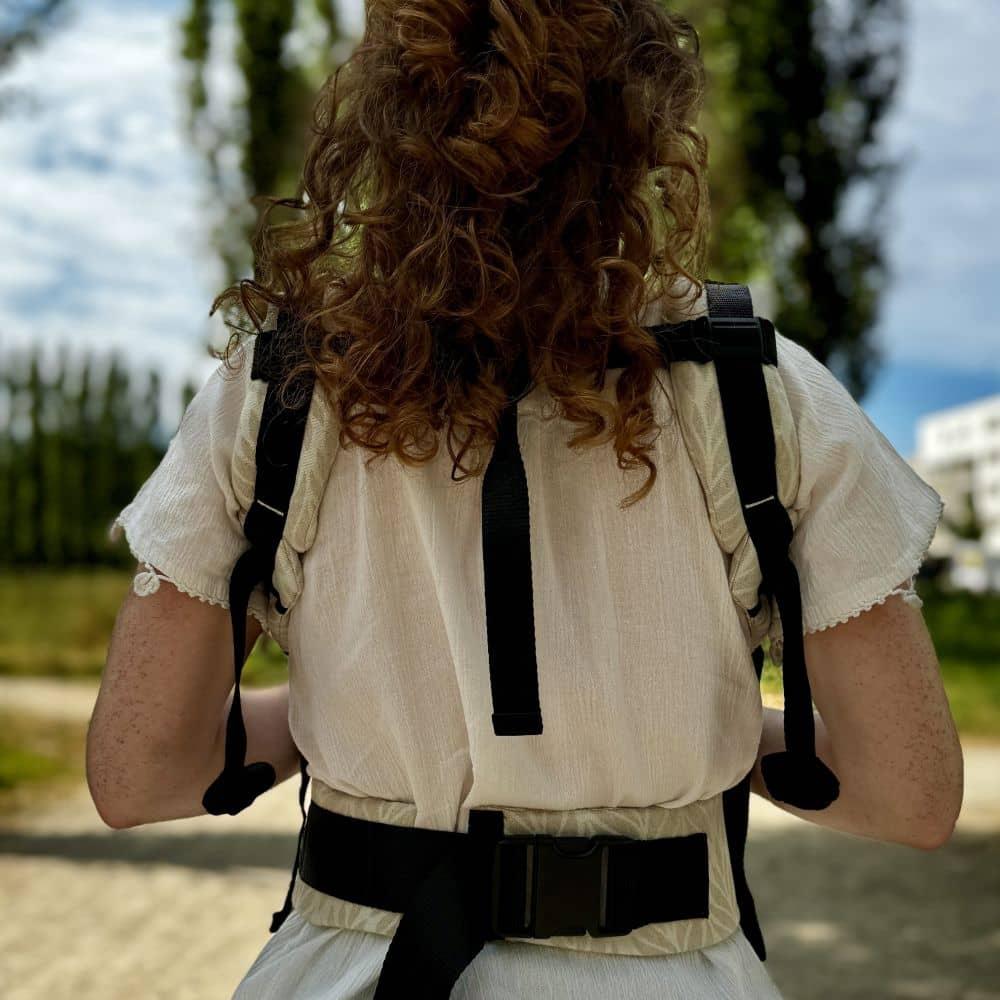 DidyFix Linen Baby Carrier - Trias Creme
