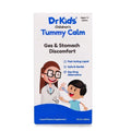 White Dr Kids tummy supplement against white background.