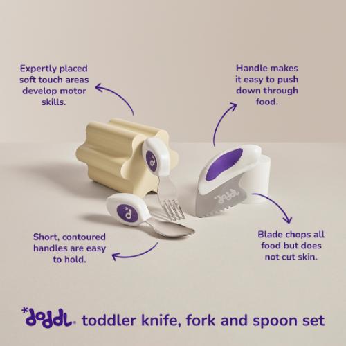 Beginner Cutlery Set - 3 Piece - Aqua