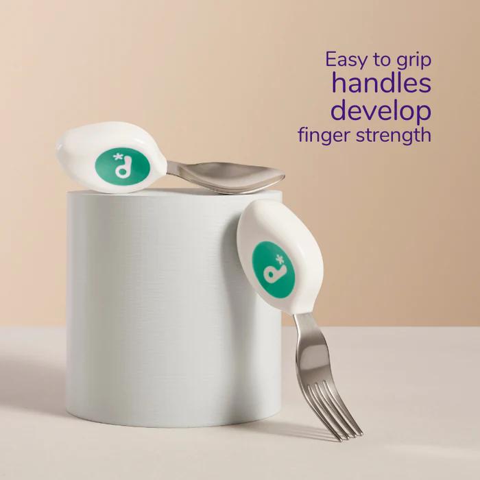 Beginner Cutlery Set - 3 Piece - Aqua