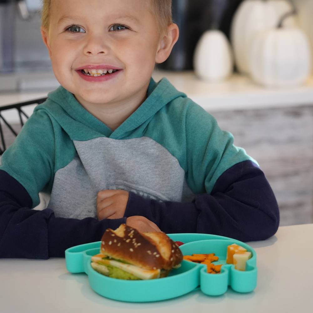 Silicone Divided Suction Plate - Snail
