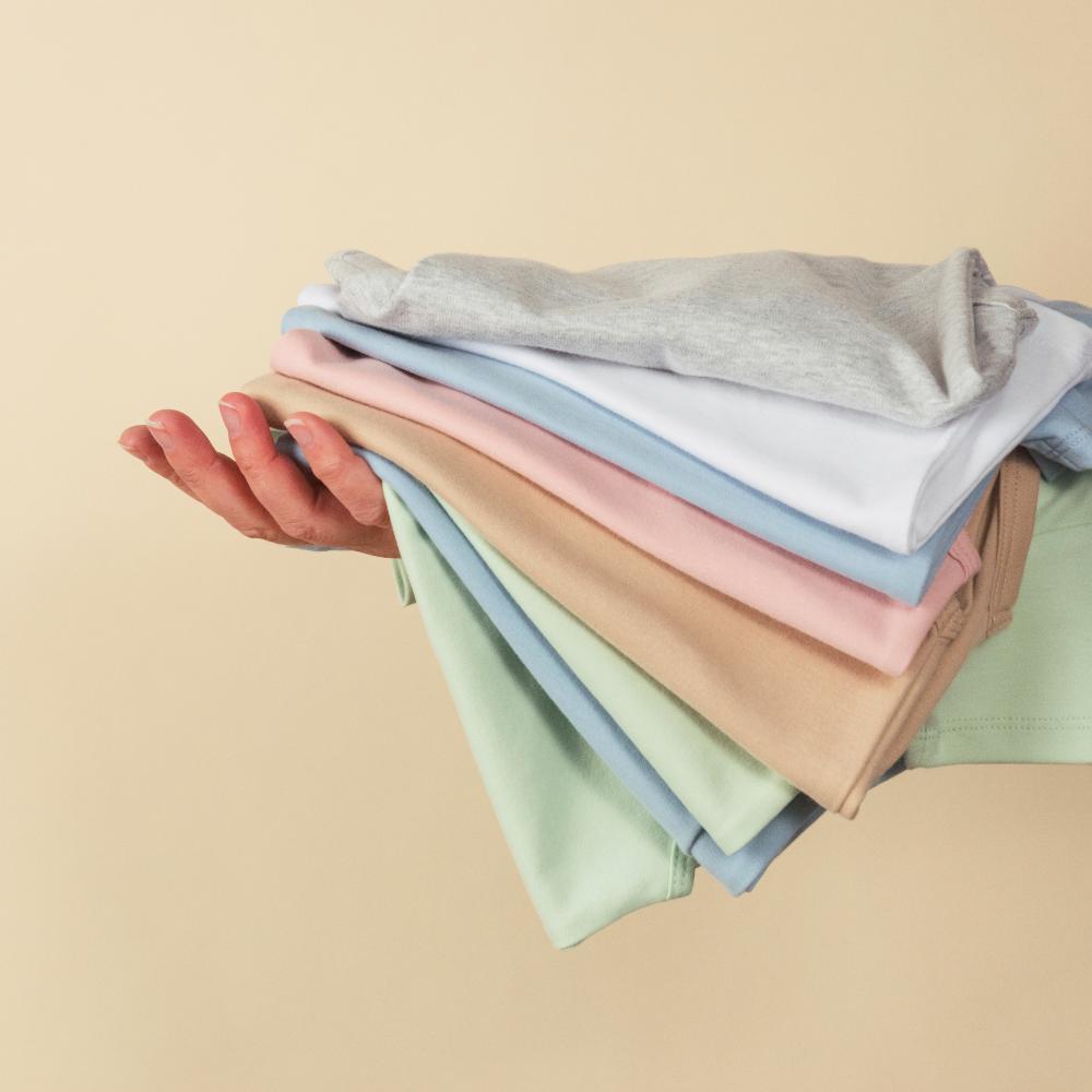 Basics Cotton Short Sleeve Bodysuit - Sage
