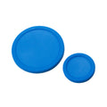 Silicone Dipper Lids in royal blue on a white background