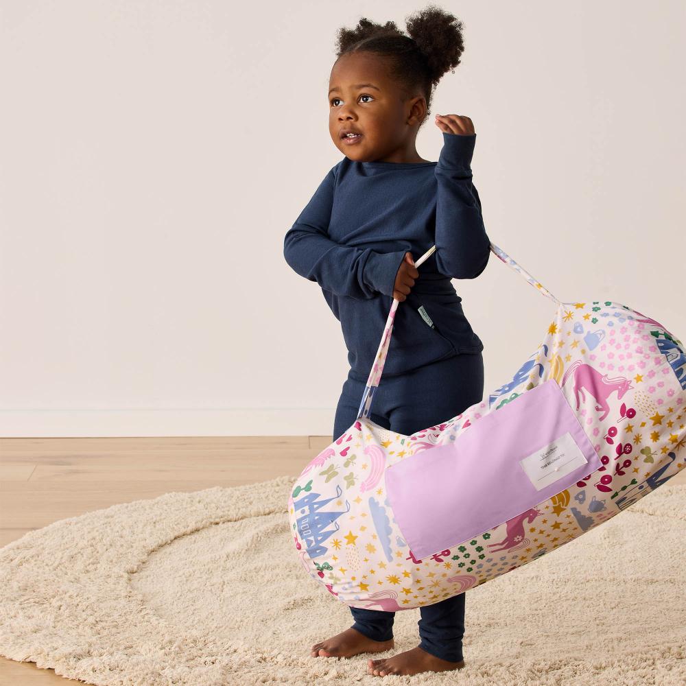 DreamRoll All-in-One Sleep Mat & Portable Bed - Unicorn Dreams