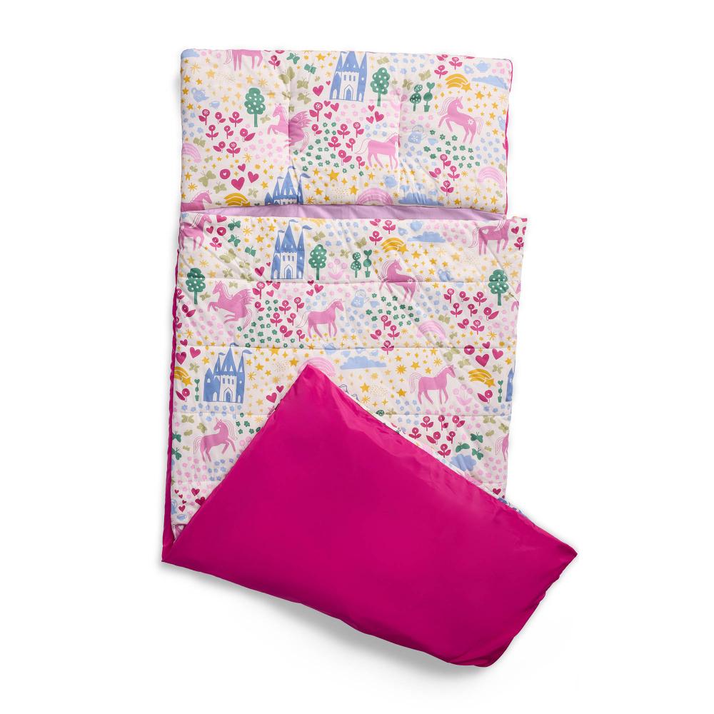 DreamRoll All-in-One Sleep Mat & Portable Bed - Unicorn Dreams