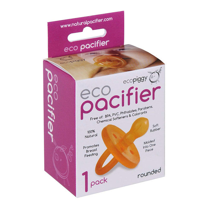 ecoPacifier Dummy - Rounded - 1pk - Natural