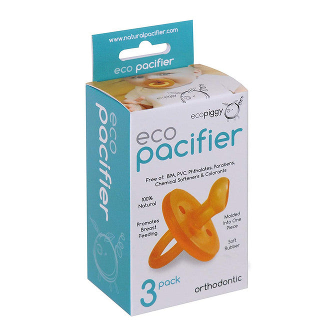 ecoPacifier Dummy - Orthodontic - 3pk - Natural