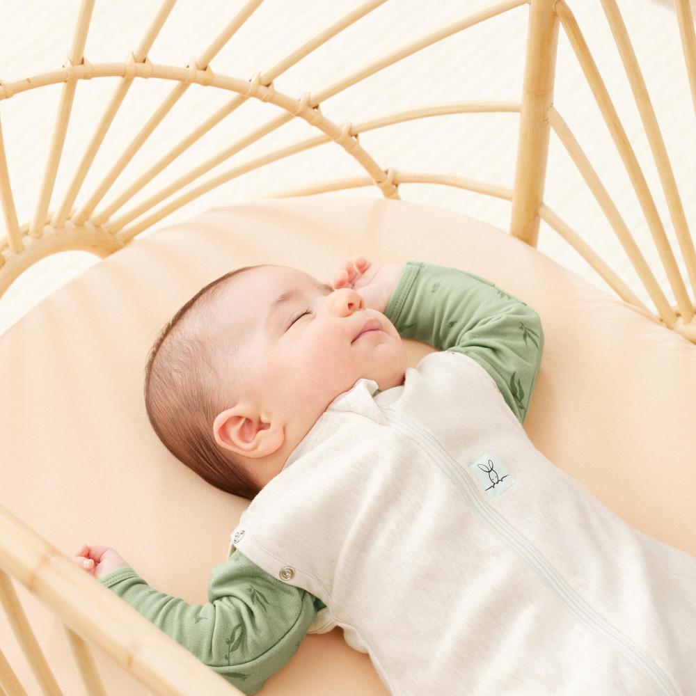 0.2 tog Cocoon Swaddle Bag - Oatmeal Marle