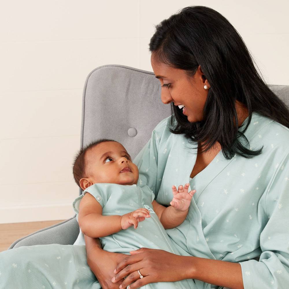 0.2 tog Cocoon Swaddle Bag - Sage