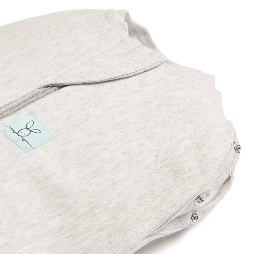 0.2 tog Organic Hip Harness Cocoon Swaddle Bag - Grey Marle