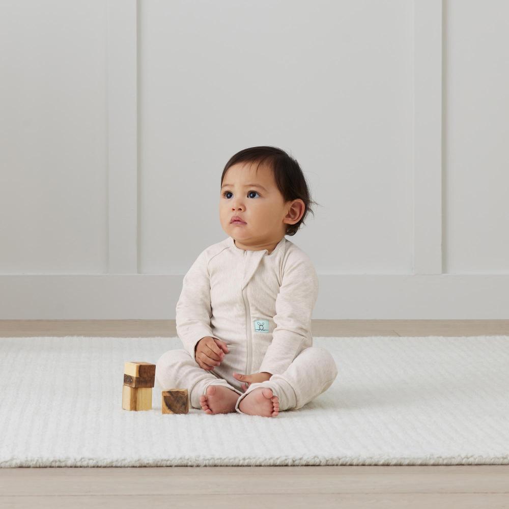 0.2 tog Cotton Long Sleeve Layers - Oatmeal Marle