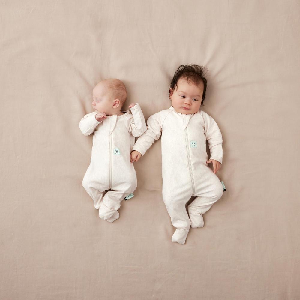 0.2 tog Cotton Long Sleeve Layers - Oatmeal Marle