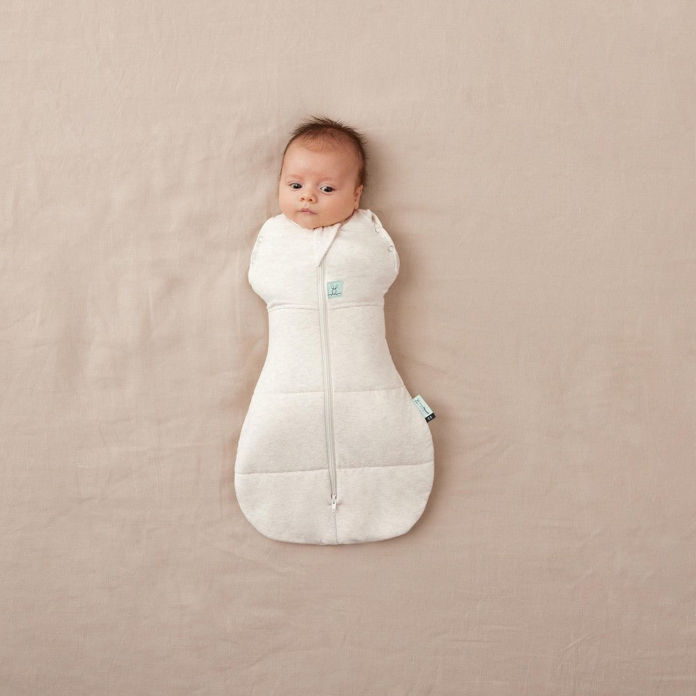 3.5 tog Cocoon Swaddle Bag - Oatmeal Marle