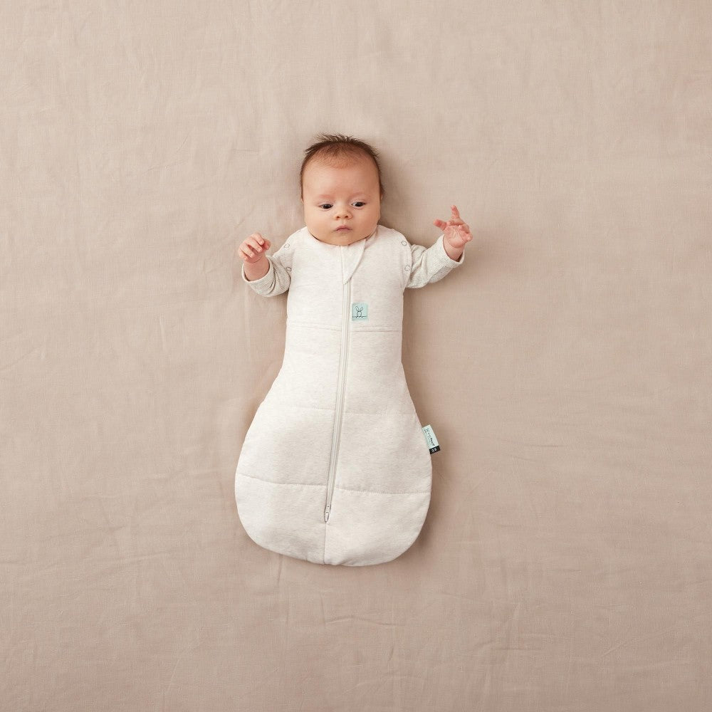 3.5 tog Cocoon Swaddle Bag - Oatmeal Marle
